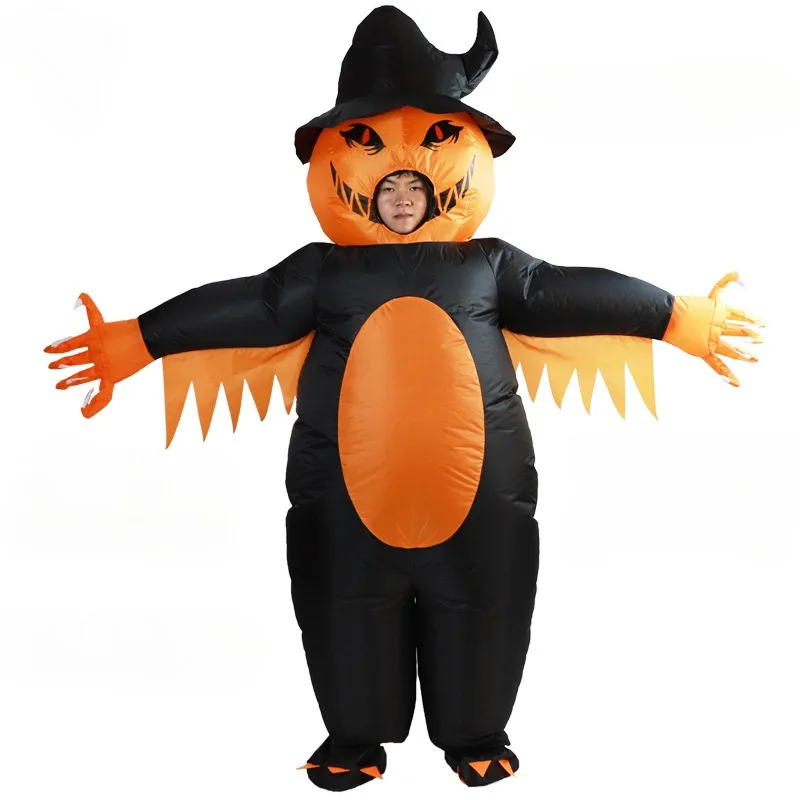 Costume Gonfiabile Zucca Vestito Costume Laurea Costway Cartello