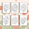 Women's Spiral Colouring Book - 30 Sheets 11.3x 8.3 inch, Stress Relief Colouring Book, Birthday Gift, Holiday Party Gift 5