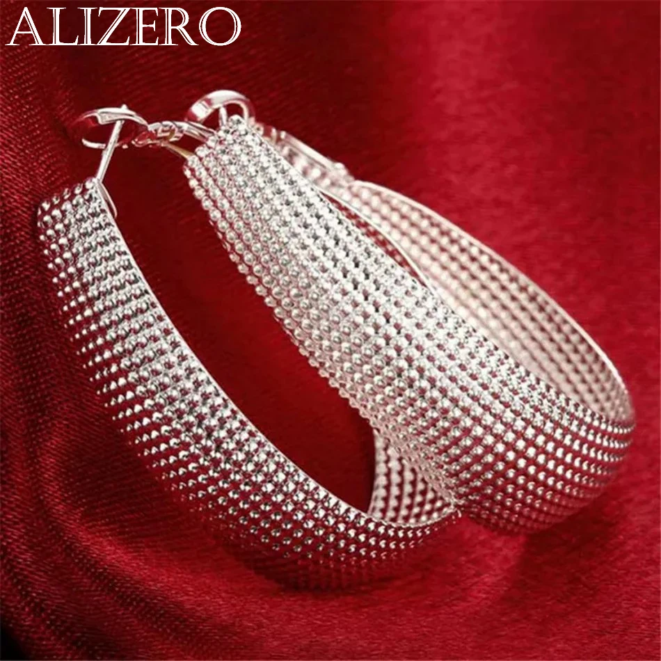Neue Creolen aus 925er-Sterlingsilber für Frauen, Hochzeitsgeschenk, feiner Europa-Schmuck, Weihnachtsgeschenk, Verlobungsfeier