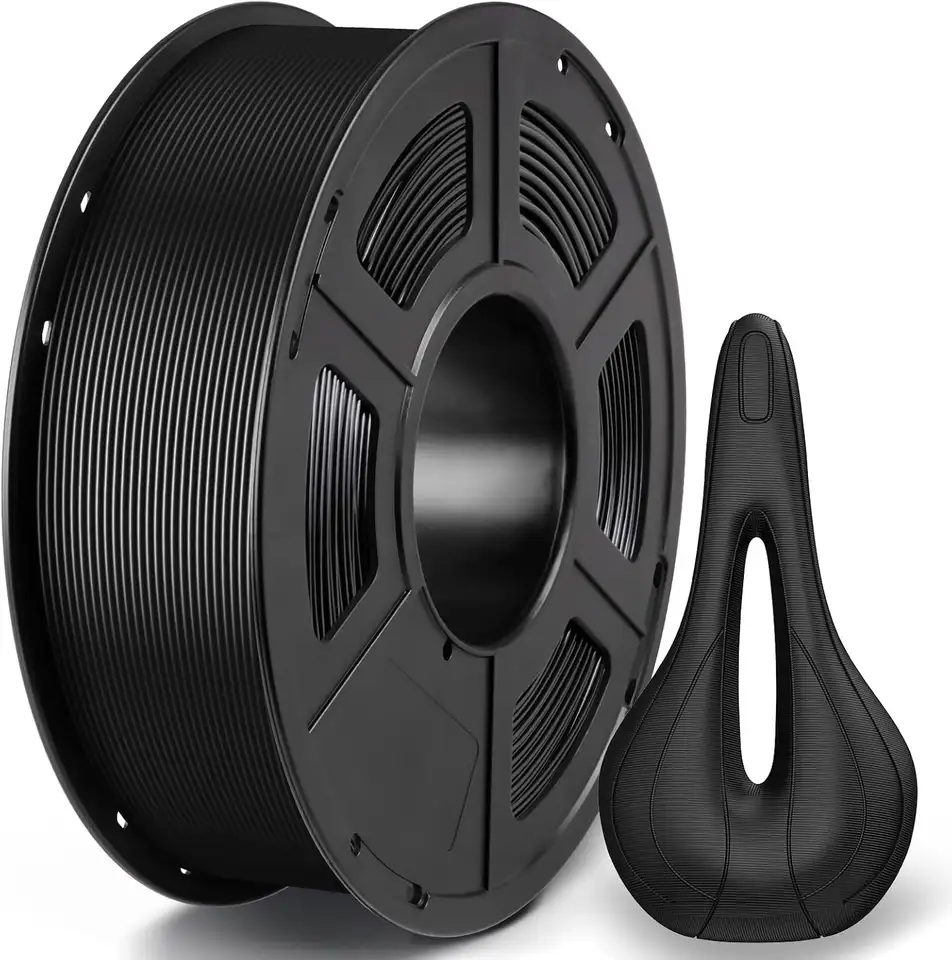 Filajoy3d Tpu 95a Professional 3D Printing Filament, 1.75mm 250g Strong Elasticity, Abrasion Resistance,black image 1