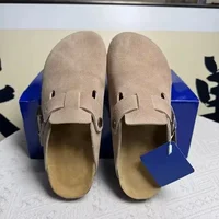 Nouvelles Sandales en Cuir Tendance 2026 pour Hommes et Femmes – Chaussures de Plage Rétro Décontractées Confortables Antidérapantes pour Printemps et Automne 4