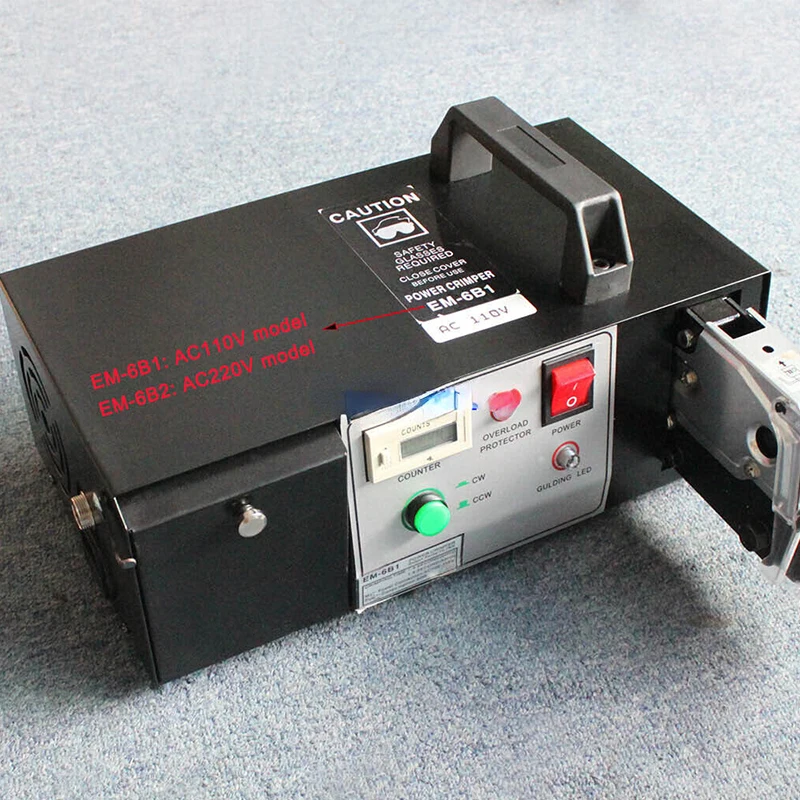 

New Em-6b2/6b1 Electric Crimping Machine with Replaceable Die Set Crimping Tools 220V/110V ATT