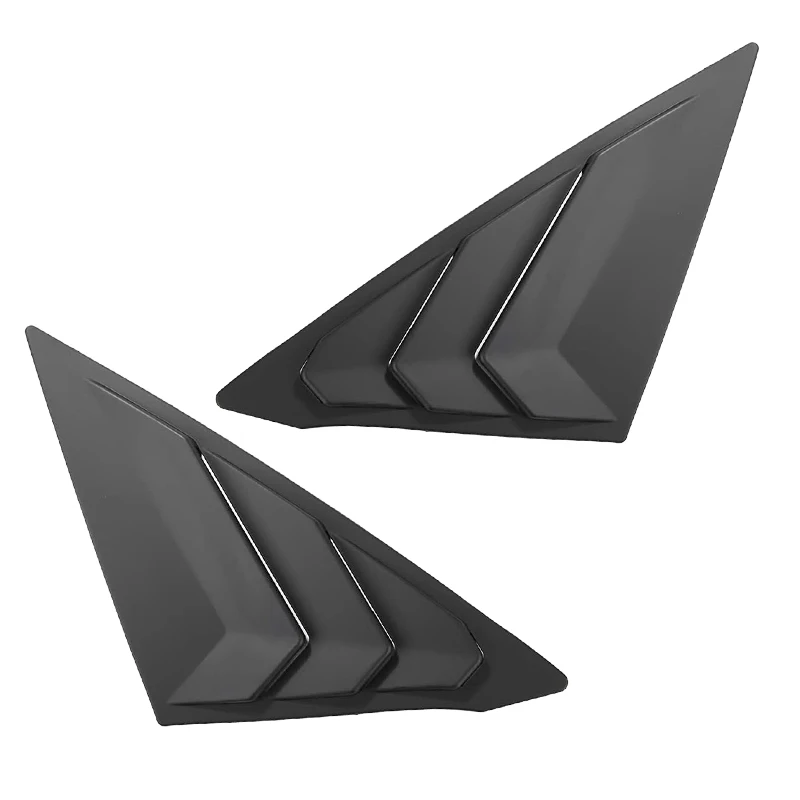 

1 пара автомобильных левых и правых боковых окон, задняя крышка автомобиля, задняя крышка, обшивка ABS, подходит для Honda Civic 11th Sedan 2022, матовый черный