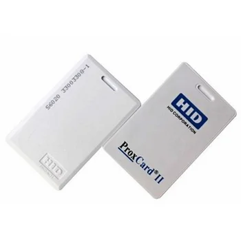 HID ProxCard II 휴대용 근접 액세스 카드 키 포브, 26 비트, 125 kHz, HID 근접 리더기, 1.8mm 두께, 1 개, 5 개, 10 개