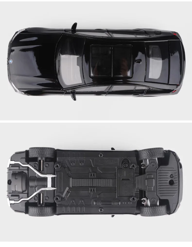 Alloy Car With Led Light 1:32 Bmw 320I Children'S Car Toy With Sound And Light