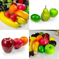 Set of Fake Fruits for Home Decoration, Fruit Model for Party Decoration, Fruit, Strawberry, Mango, Bananas, 20 Pieces/Set 2