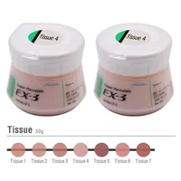 50g EX-3 Noritake Poudre de porcelaine opaque translucide pour laboratoire dentaire, Matériau dentaire EX-3 2