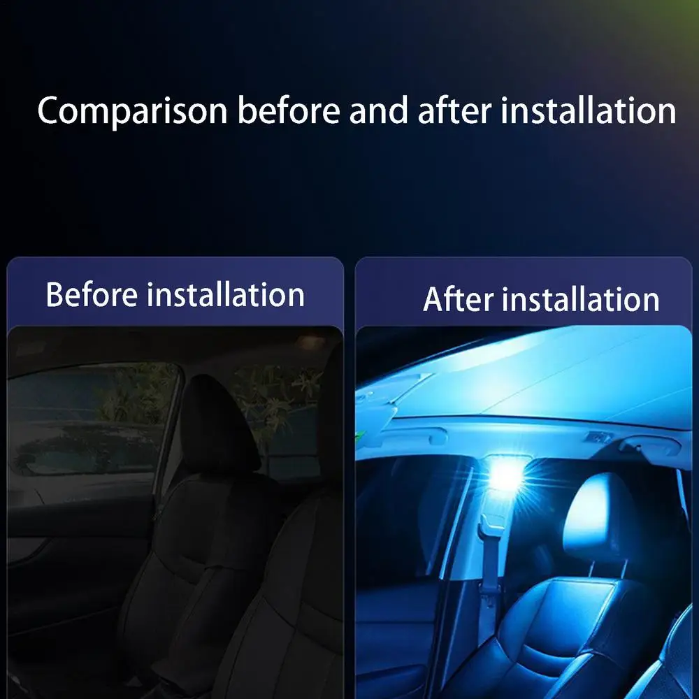 LED Flashing Lights For Car 7 Colors USB Rechargeable Lights High Brightness LED Anti-Collision & Warning Lights For Motorcycles
