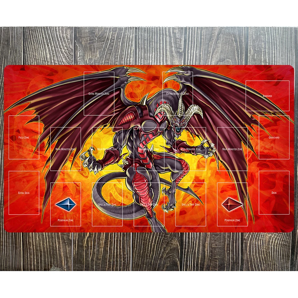 Yu-Gi-Oh Red Dragon Archfiend Playmat Game Card Pad YGO Mat KMC TCG YuGiOh Table Desk Mat-261
