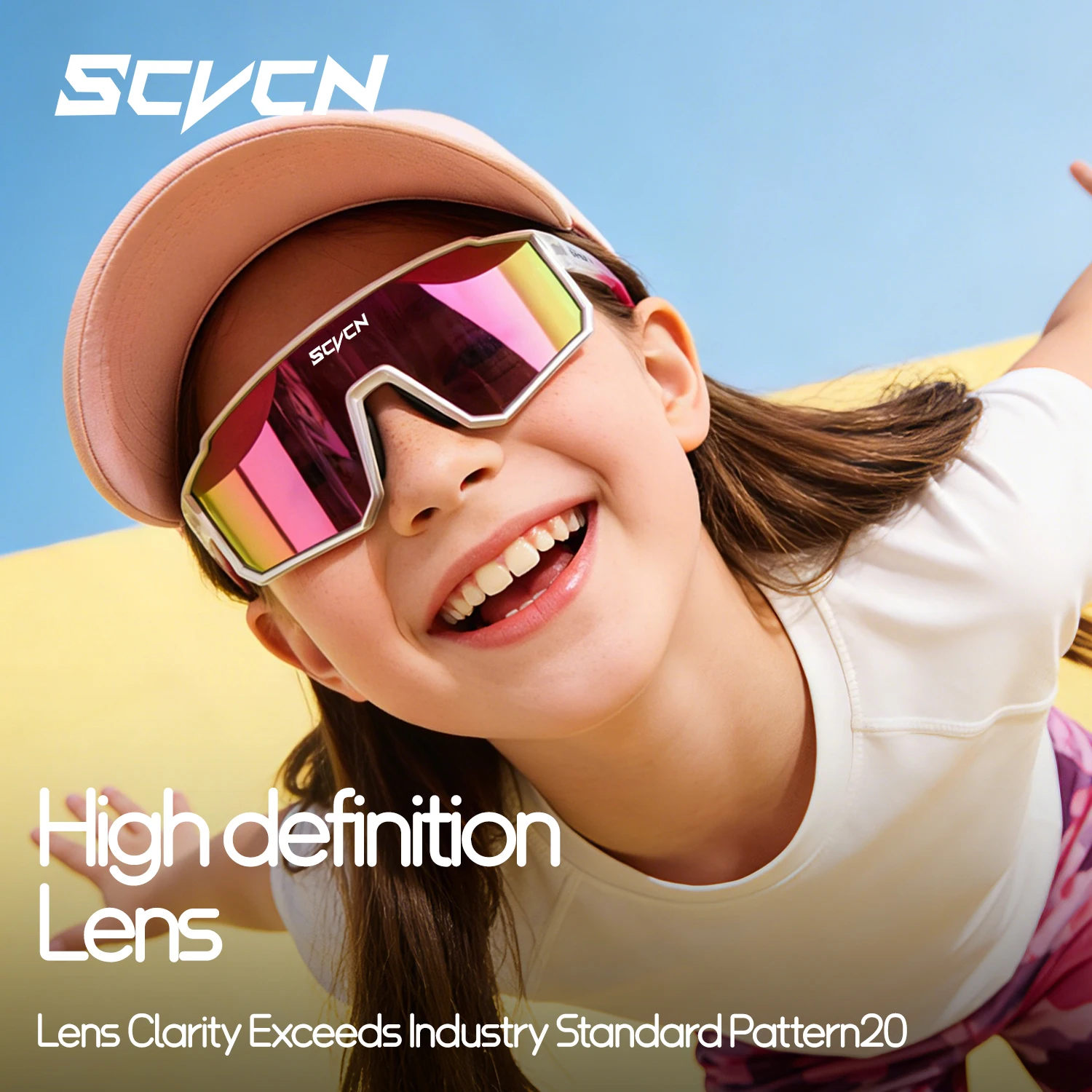 Photochromic Children's Cycling Sunglasses - UV400 Protection