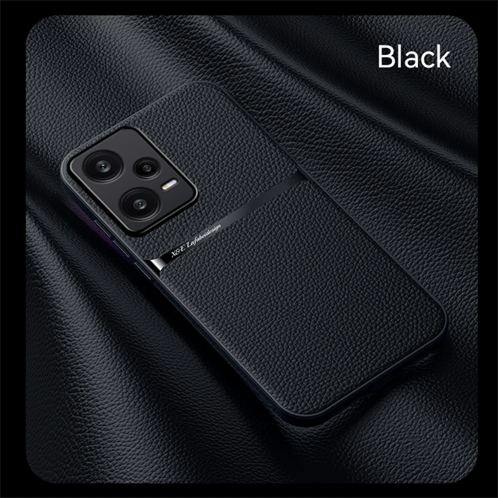 Coque de téléphone magnétique en cuir pour redmi note protection_voghion.com