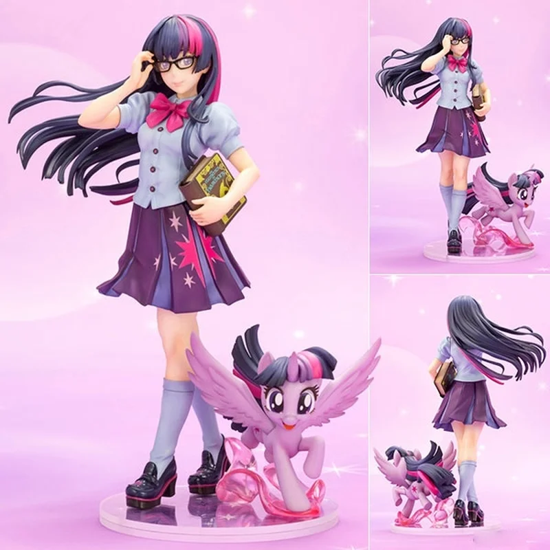 

22cm Anime Figure Hatsune Miku My Little Pony Bishoujo Pinkie Pie Fluttershy 1/7 Pvc Action Figure Toy Collection Modle Doll