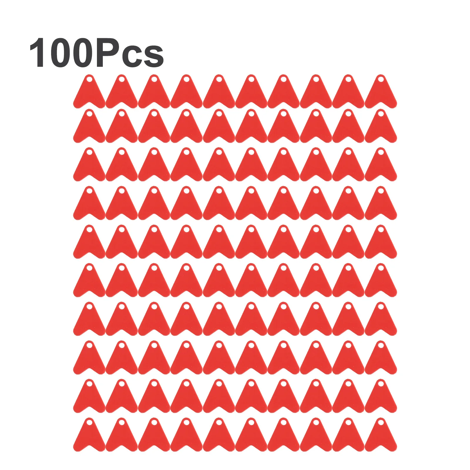 

100 шт., блесны, пластиковые рыболовные приманки S/M/L