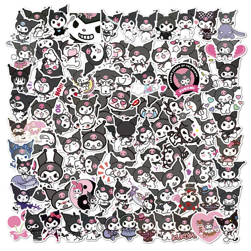 Hello Kitty & Kuromi stickers 22 pcs