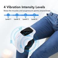 3-in-1 Cordless Heated Knee Massager,Smart Infrared Vibration Massage for Elderly Leg Joint Shoulder Elbow, Large LED Screen 5