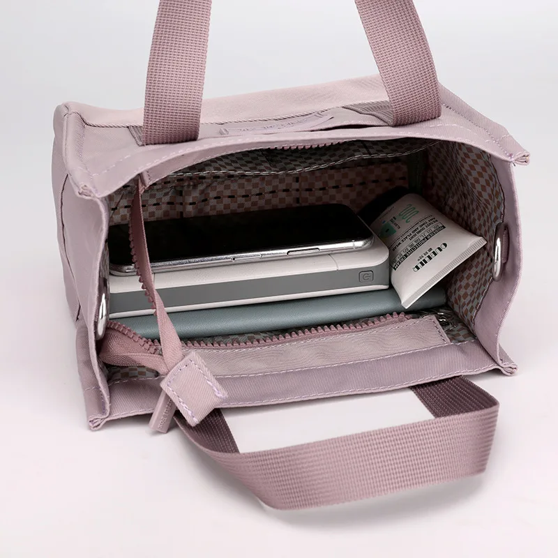 Waterproof Nylon Women's Bag Fashionable Simple Personalized Crossbody Handbag Shopping Handheld Shoulder Tote