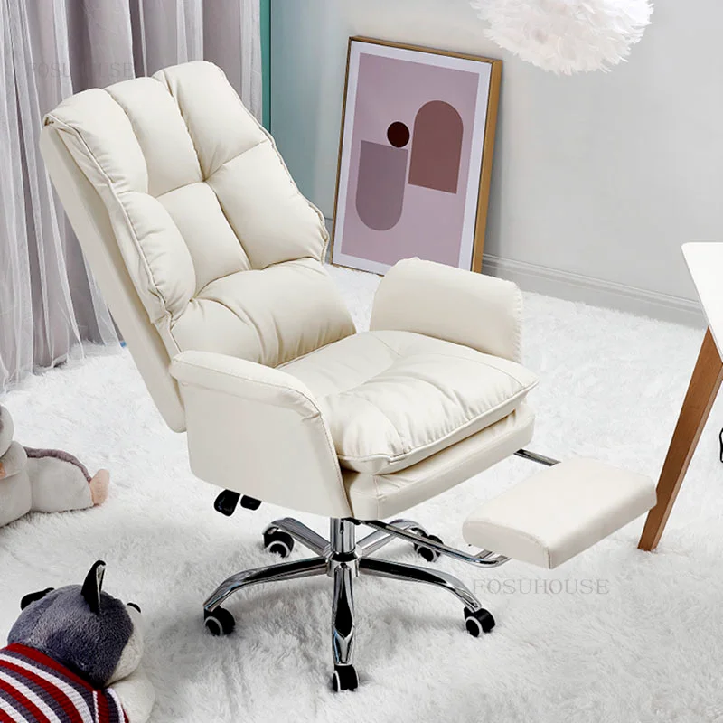 

Nordic Simple Office Chairs Backrest Armchair Modern Lift Swivel Office Chair Study Computer