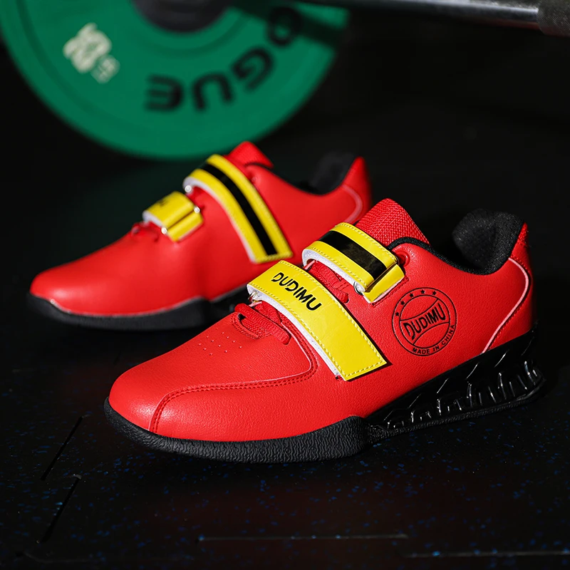 

Professional Weightlifting Strength Shoes Big Size 38-46 Non Slip Men Powerlifting Shoes Balanced Support Weightlifting Boots
