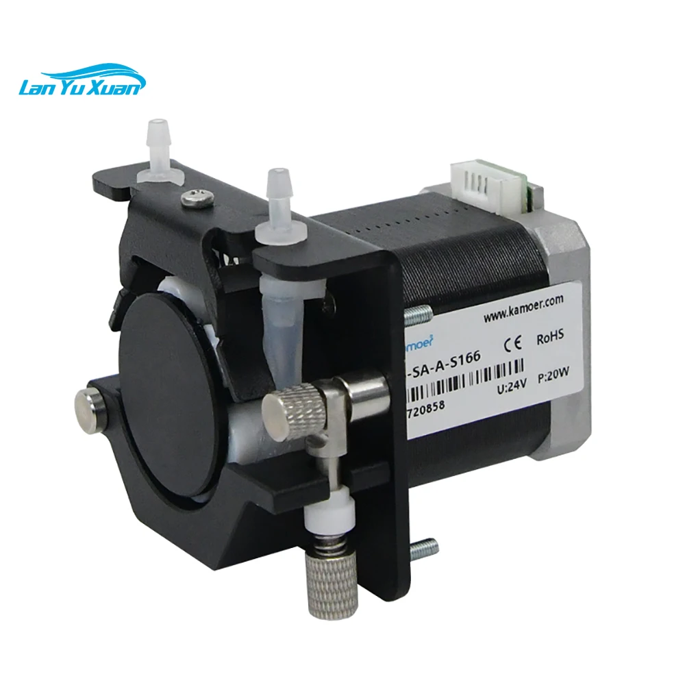 

Kamoer KCS 12v24V Stepper Motor Liquid Dosing Pump acetyl chloride Peristaltic 4 - 300ml/min calcium oxide
