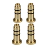 4pcs/Lot Reusable Brass Copper Nozzle Refill Gas Adapter Inflatable Head For Dunhill Dress/Rollagas Butane Lighter Gas Filling 1
