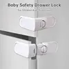 2Pcs/Set Child Safety Cabinet Lock Baby Anti-theft Security Protector Prevent Babies From Opening The Door At Will Safety Locks 1