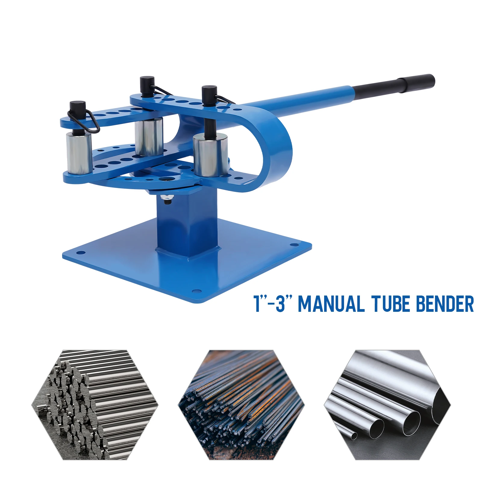 Tube Bender Steel 1-3 Inch Extension Handle Set For Round or Square Bar