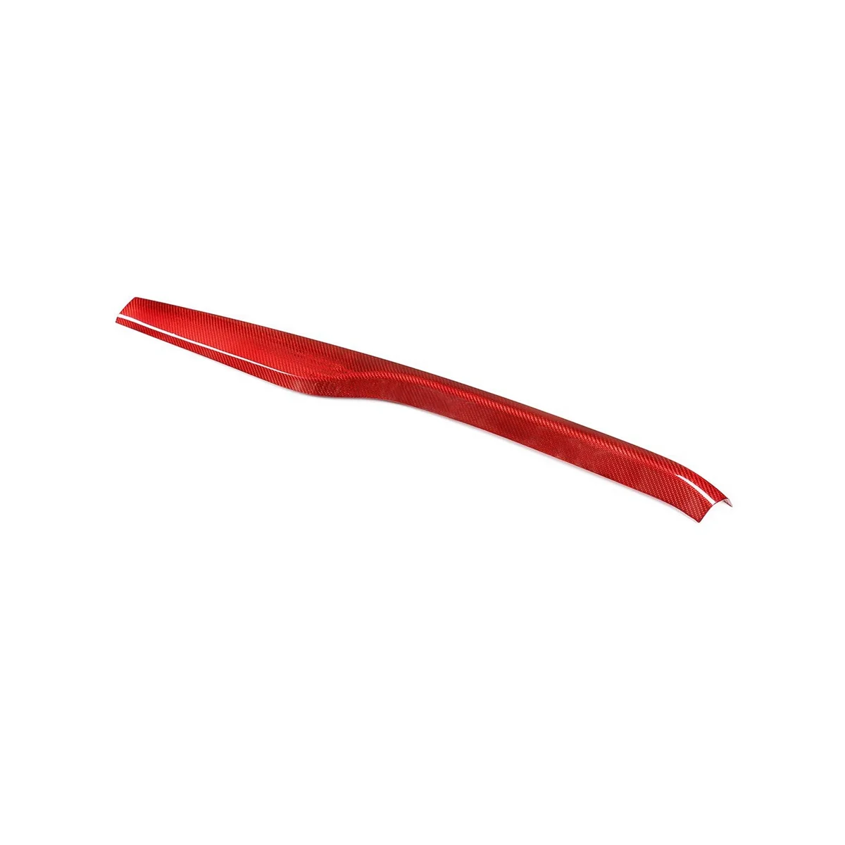 Per Alfa Romeo Stelvio 2017-2020 Car Dashboard Cover Trim Decoration Central Control Strip Trim Stickers ,Red