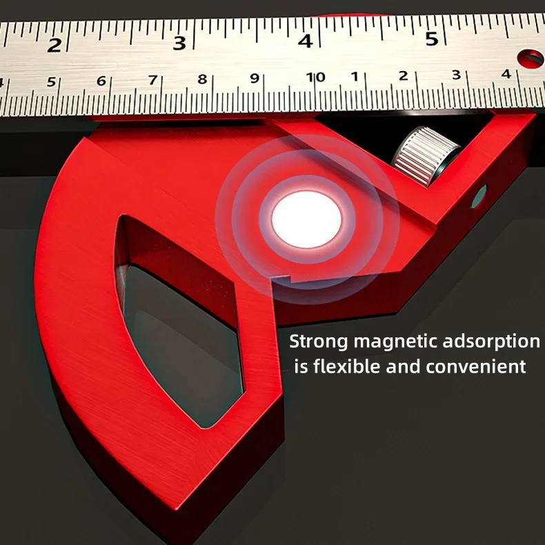Angle Ruler Protractor tool for Carpenters with 0-180 Degrees Measuring Woodworking Tools Adjustable Construction Protractors