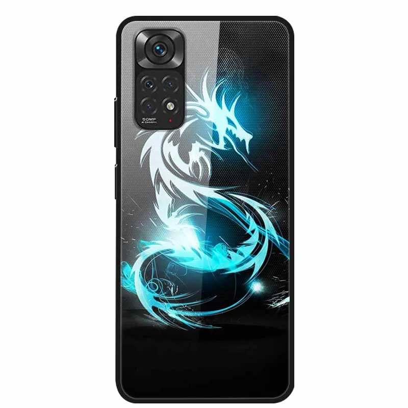 CRAVEN Custodia In Vetro Color Sfumato Per Xiaomi Redmi Note 12 Pro+ – Antiurto Con Telaio TPU, Ultra Sottile