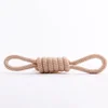S84c1078af67c4edc968e20e1ca347fbf4.jpg Dog Chew Toy Cotton Rope Ring - Molar Teeth Cleaning, Durable Braided Rope Knot, Teeth Care for Small Medium Large Dogs,