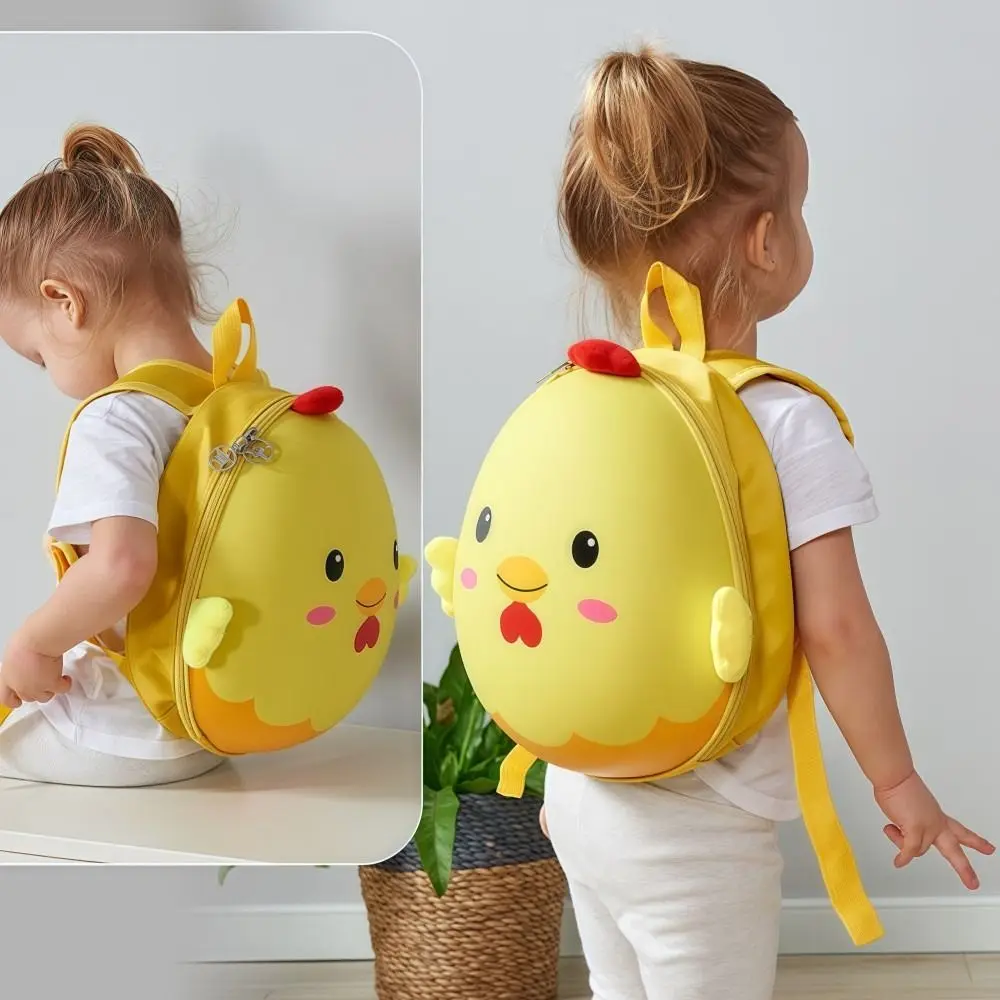 Unique 3D Egg Shell Backpack Large Capacity Simulation Chick Backpack Waterproof Cartoon Children SchoolBags Kid Gift 6