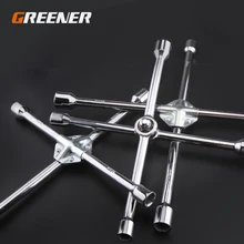 

GREENER 14" 18" Inch Cross Tire Removal Wrench Labor Saving Disassembly Change Socket Wrenches Manual Auto Car Repair Tool Sets