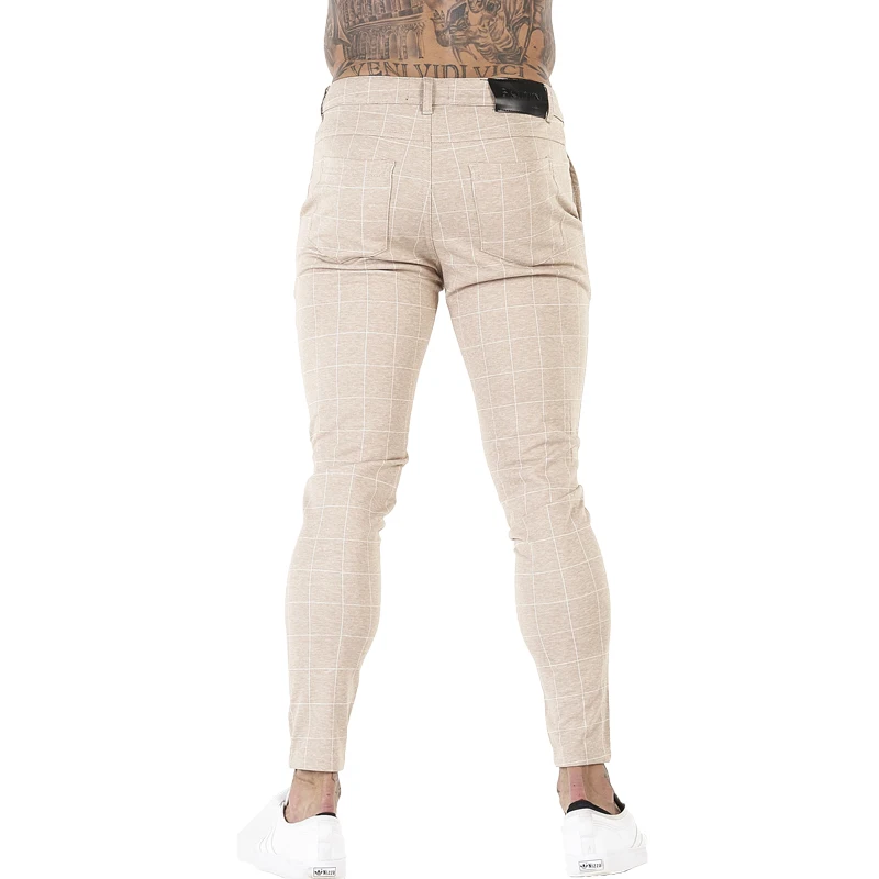 GINGTTO Mens Casual Pants Skinng Chino Trousers Cotton Stretchy Fabric High Waist Male Streetwear Fashion Brand Clothing zm3184
