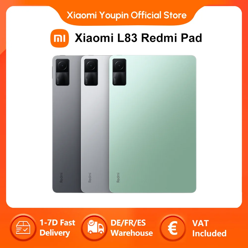 Global Version Xiaomi Redmi Pad Tablet 10.6 Inches With Stereo Speakers