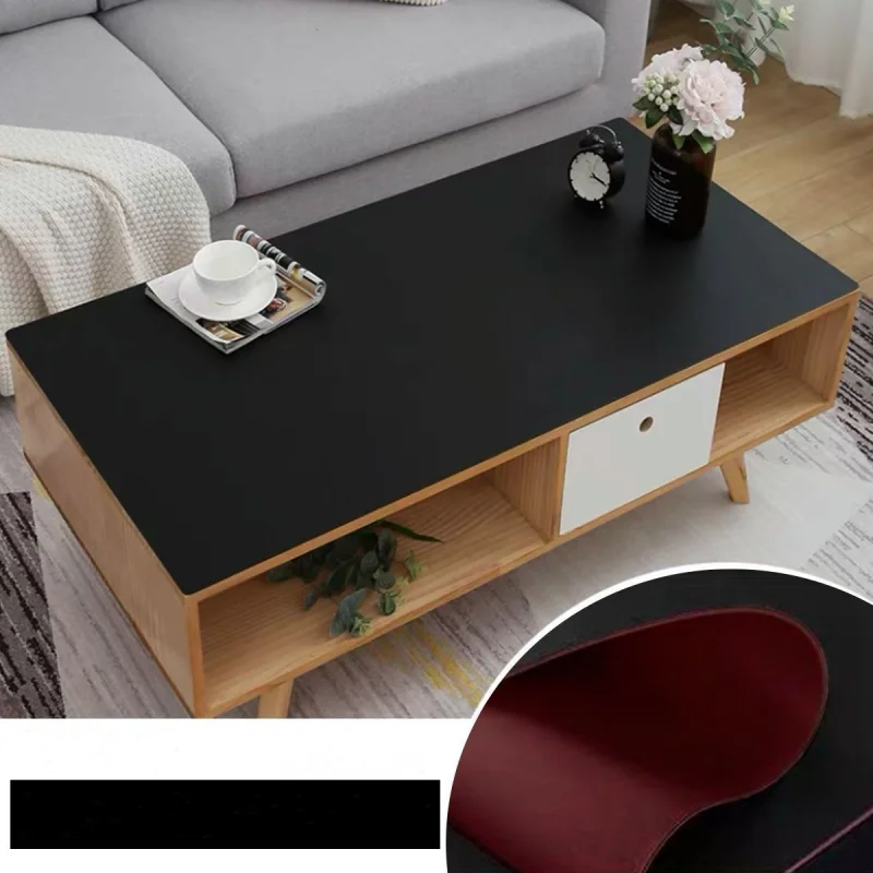 40x80CM Dual-Sided Desk Pad PVC Leather Large Mouse Mat for Office Home Desk Protector Non-Slip Waterproof Easy Clean 4