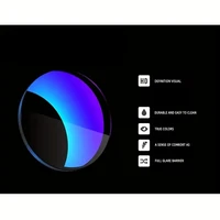 Square Yellow Night Vision Anti-Glare Goggles for Men Women Driving Fishing Beach Sunglasses Protection Polycarbonate Glasses - Image 6