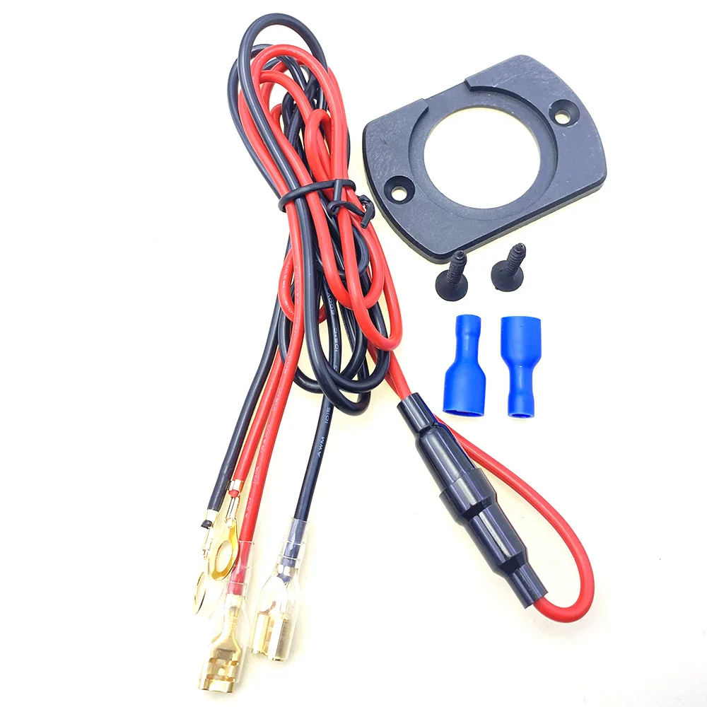 12V-24V USB 콘센트 4 포트 듀얼 PD3.0 30W 및 듀얼 QC 3.0 18W 알루미늄 USB 충전기 소켓(자동차 보트 해양 RV용 전압계 포함)