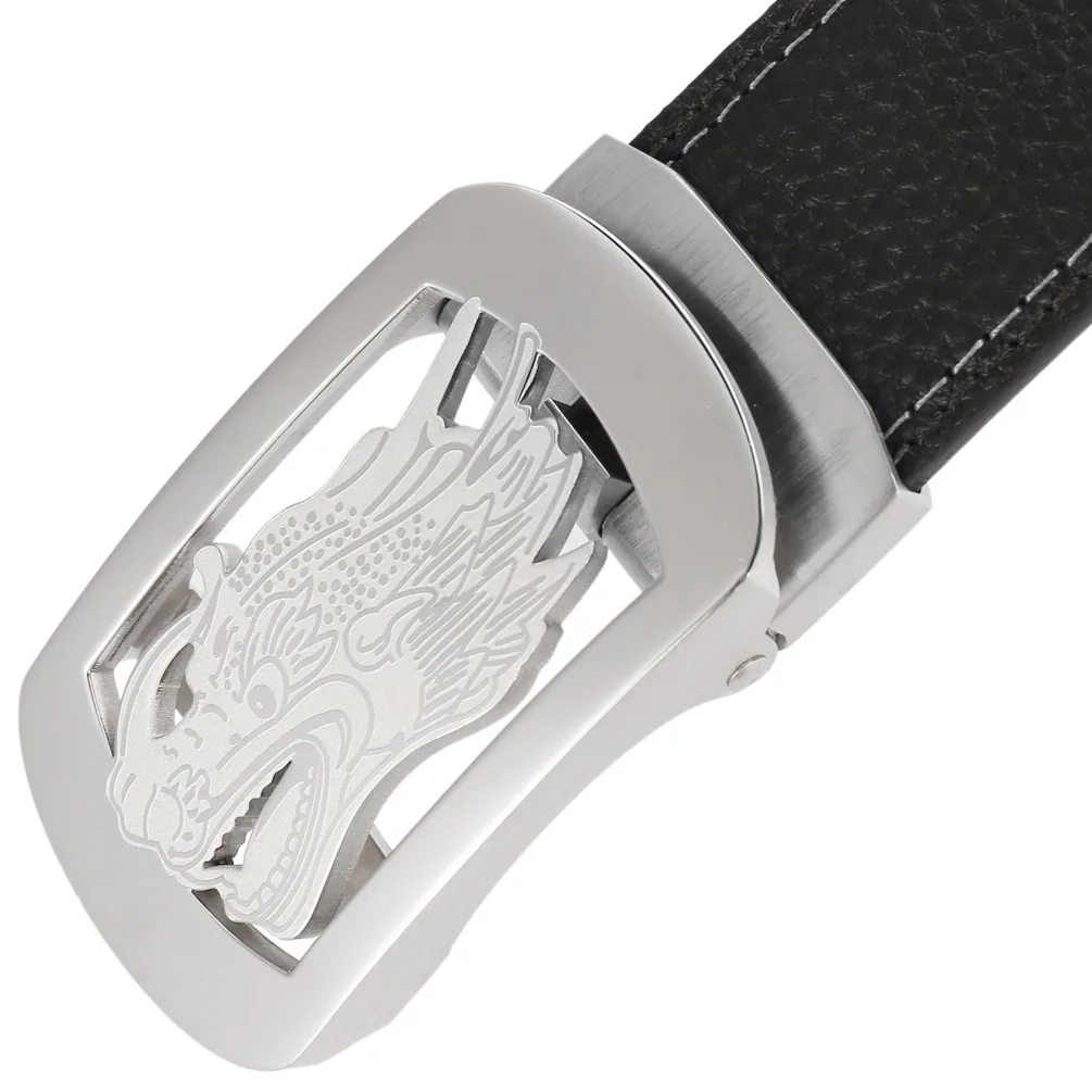 

2021 fashion high quality new stainless steel men's first layer belt casual belt women luxury designer brand Automatic buckle