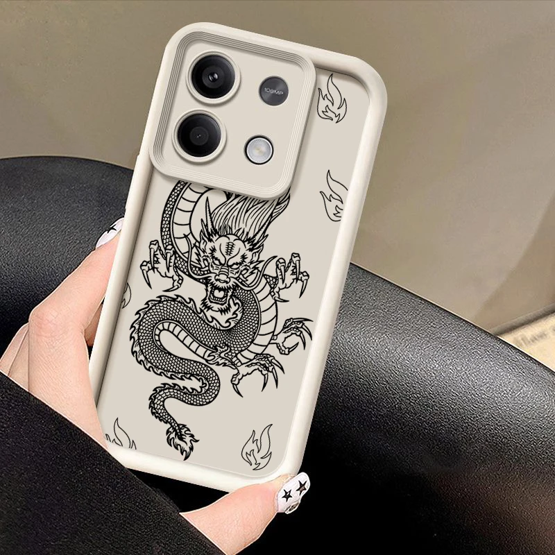 Dragon Pattern Soft TPU Silicone Phone Case