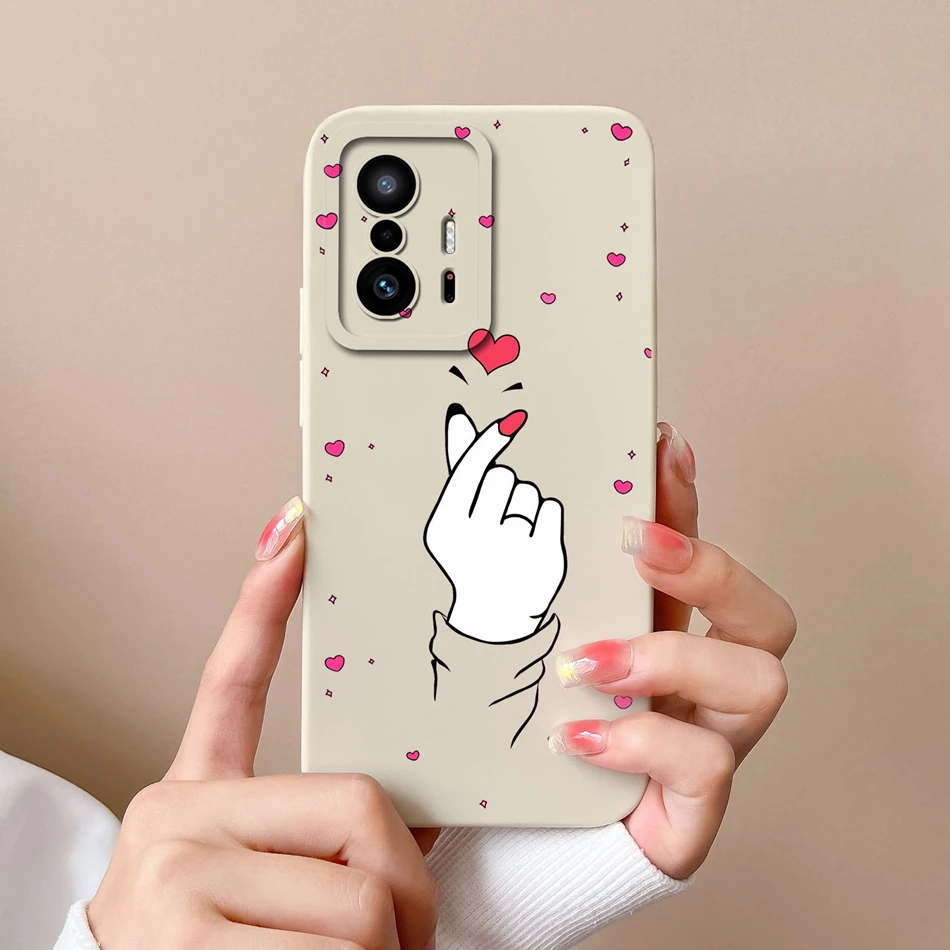 Liebe Herz Fall Für Xiaomi 11T Pro Zurück Abdeckung Weiche Flüssigkeit Silikon Voller Schutz Telefon Abdeckungen Für Xiaomi mi 11t Pro 11t Funda – Detail 31