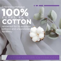 Soft 100% Egyptian Cotton Bed Sheets Set, 1000 Thread Count 4/6pcs Bedding Set, Luxury Silky Fitted and Flat Bedsheet Pillowcase 3