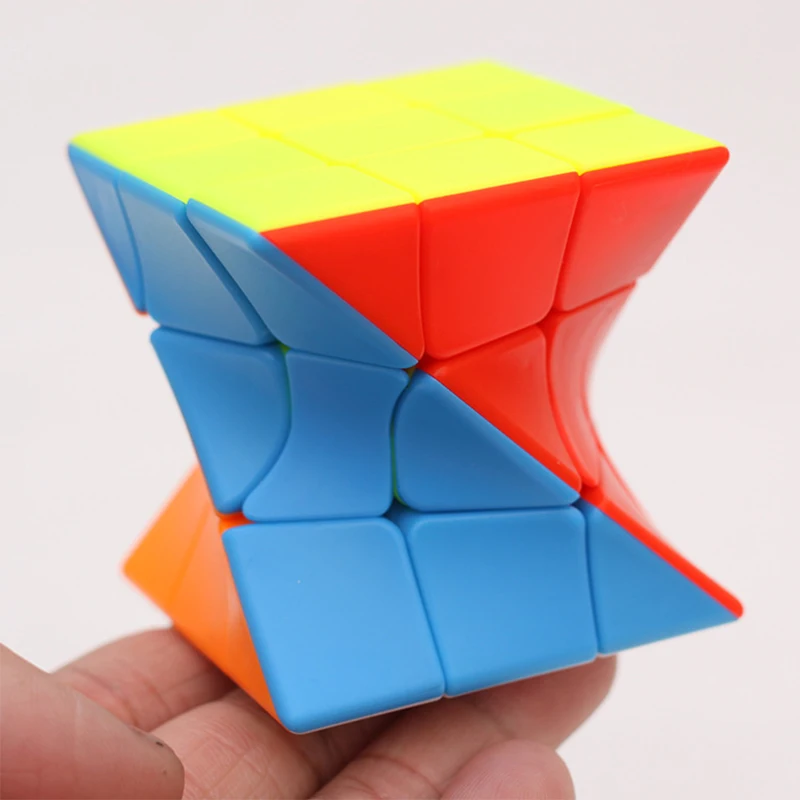 ZCUBE Magic Speed Cube cubi Puzzle intrecciati colorati cubo educativo giocattolo di intelligenza di sviluppo professionale per bambini