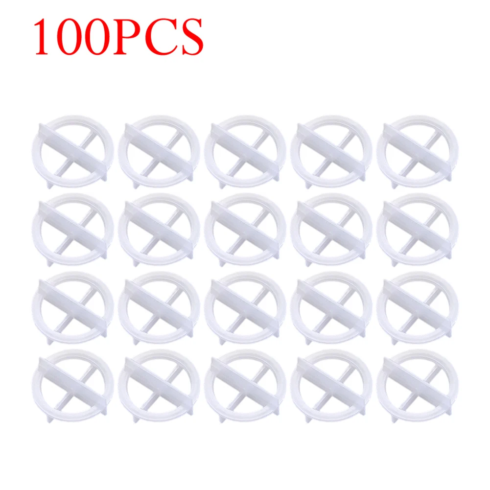 100 Stück Fliesen-Nivelliersystem-Clips, Abstandshalter, Keil für die Installation von Boden-, Wandfliesen mit Kunststoffgrößen von 1 bis 3 mm – Detail 12