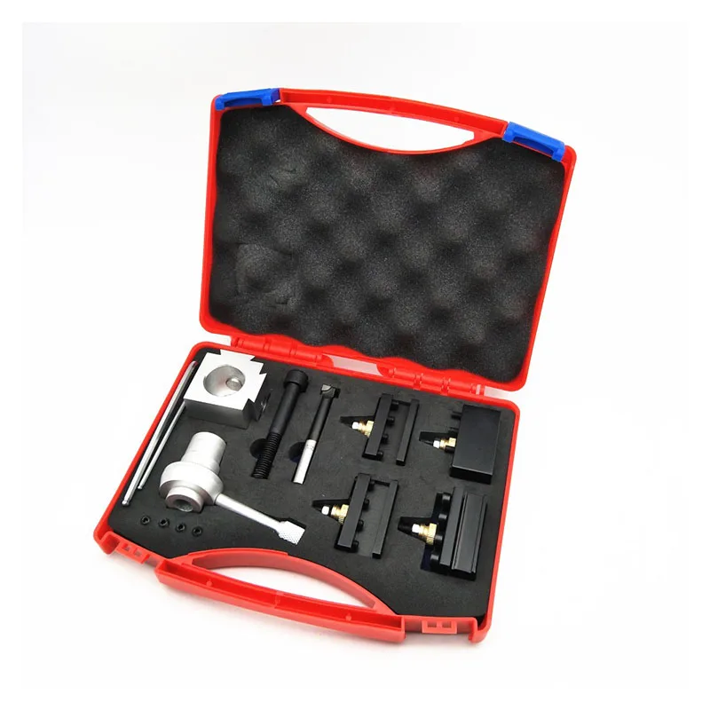 

CNC Lathe Machine Mini Quick Change Tool Holder Post Cutter Screw Kit Multi-function Aluminum Alloy Turning Facing Holder Wrench
