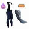 Italy Men's Winter Thermal Fleece Cycling Bib Tights Mountain Bike Ineos Cycling Pants Pro Team Gel Padded Mtb Long Pant 1
