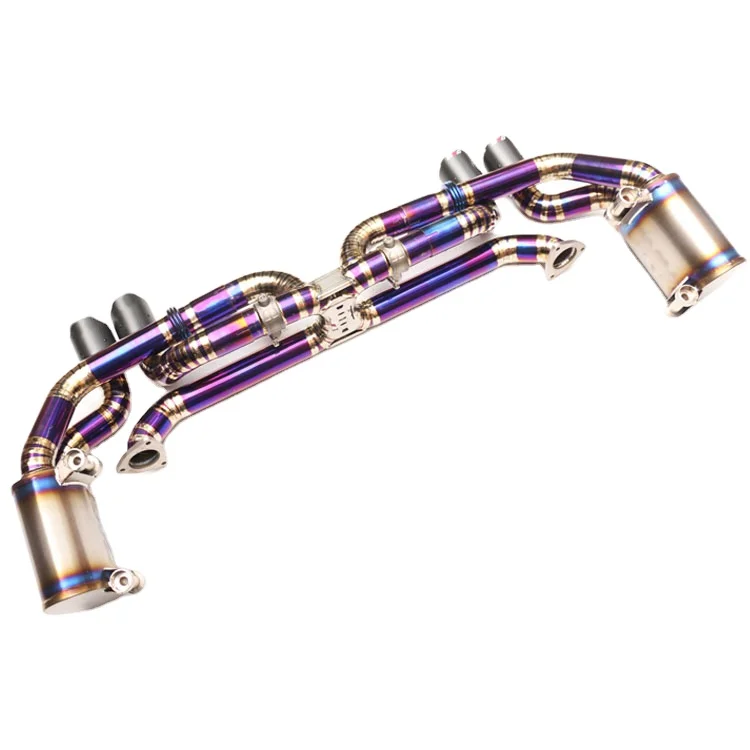 

High Power Engine 991 Titanium Steel Exhaust Pipes For Porsche