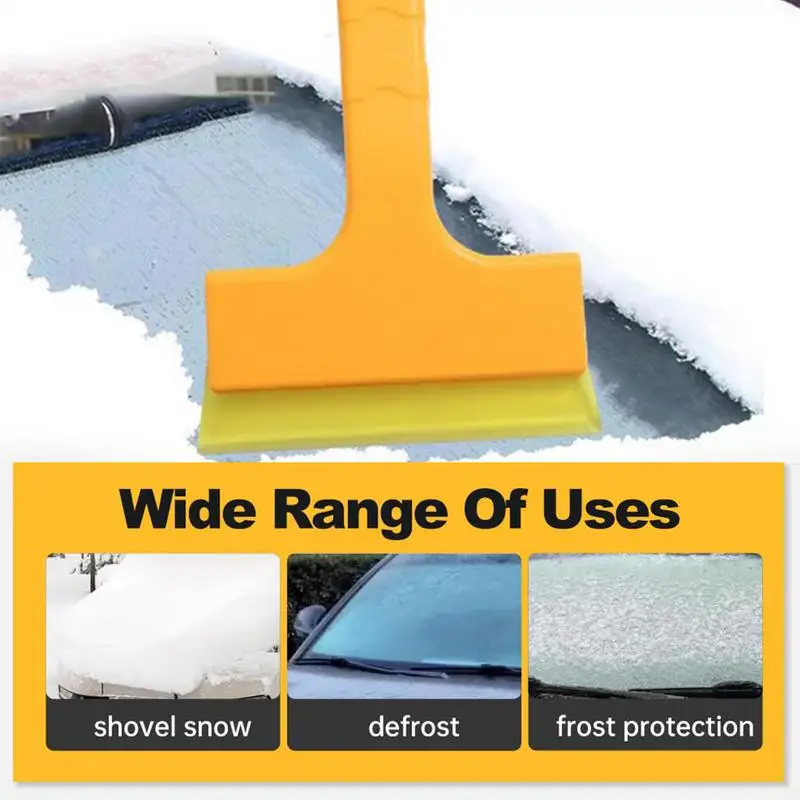Car Window Scraper for Snow and Ice Windshield Scraper Snow Car Brush Ergonomic Grip Window Ice Shovel Deicer