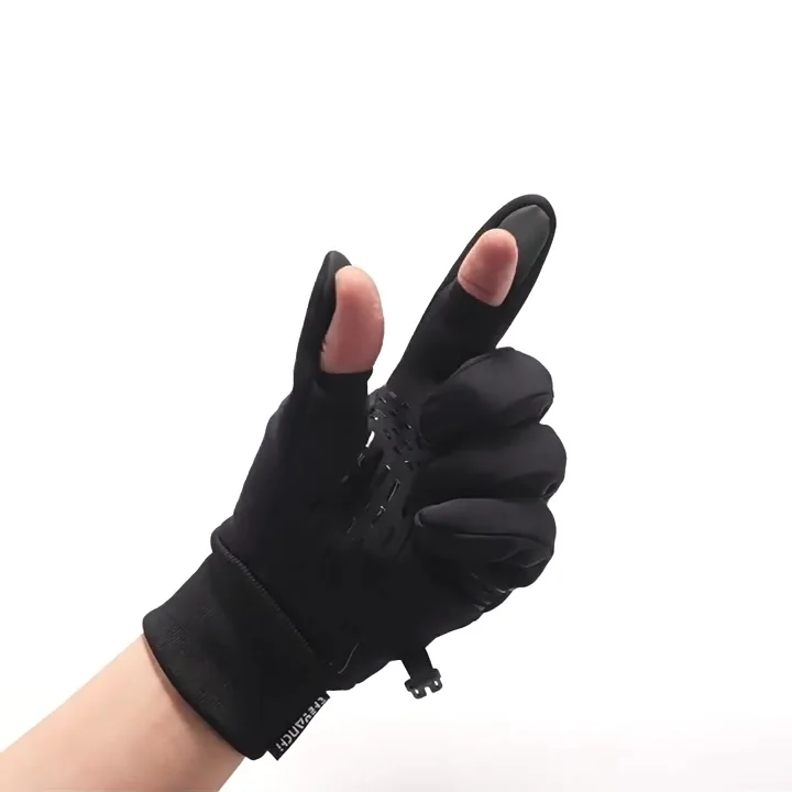 Winter Flip Mittens Convertible Fleece Half Finger Gloves Thick Knitted For Kids Teens From Cloches - Price 44.31 - View #12