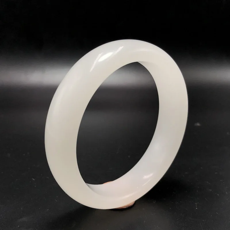 

White Jade Bracelet Afghanistan White Jade Wide Edition Bracelet 18mm Wide E-commerce Gift