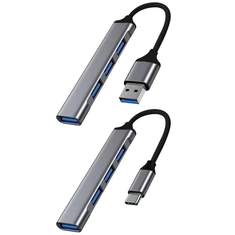 USB 도킹 스테이션 허브 멀티 스플리터 어댑터, USB 스플리터 4 포트, USB 3.0 허브 확장기
